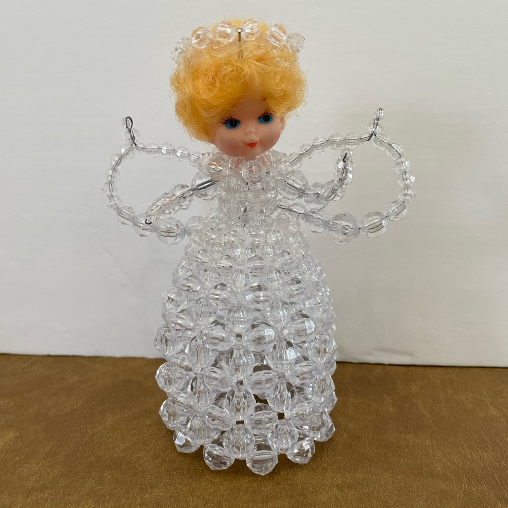 Vintage Kitschy Glitzening Angel
